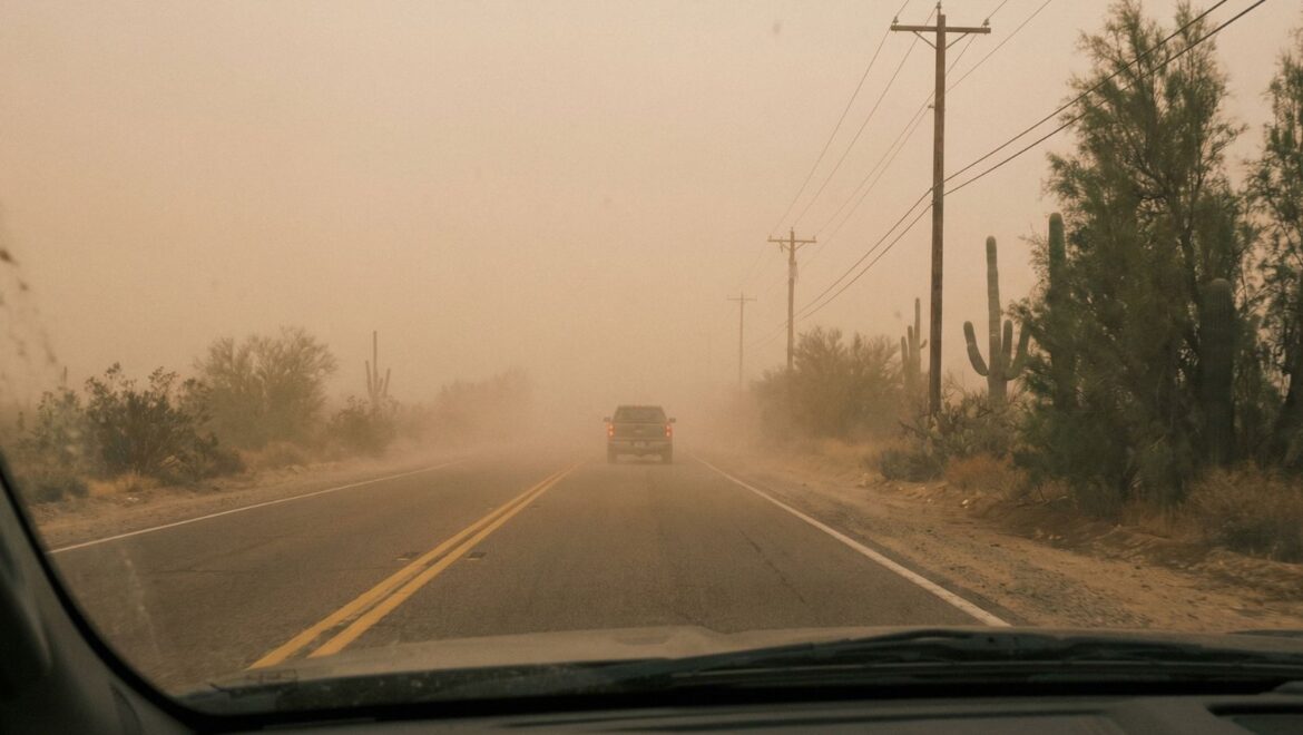 July!  Time to battle the dust from Arizona’s monsoons