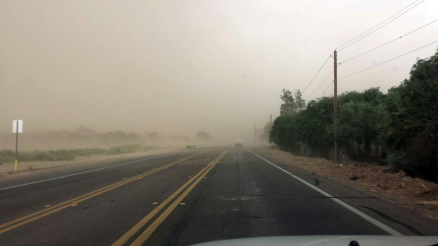 July!  Time to battle the dust from Arizona’s monsoons