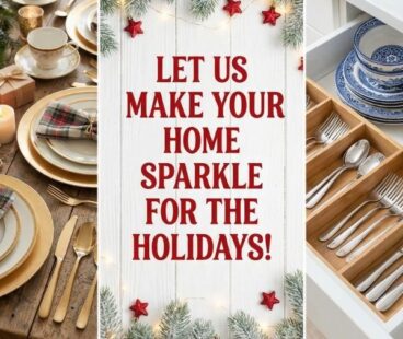 November is here! House Spouse shares tips to keep your house sparkling through the holiday season