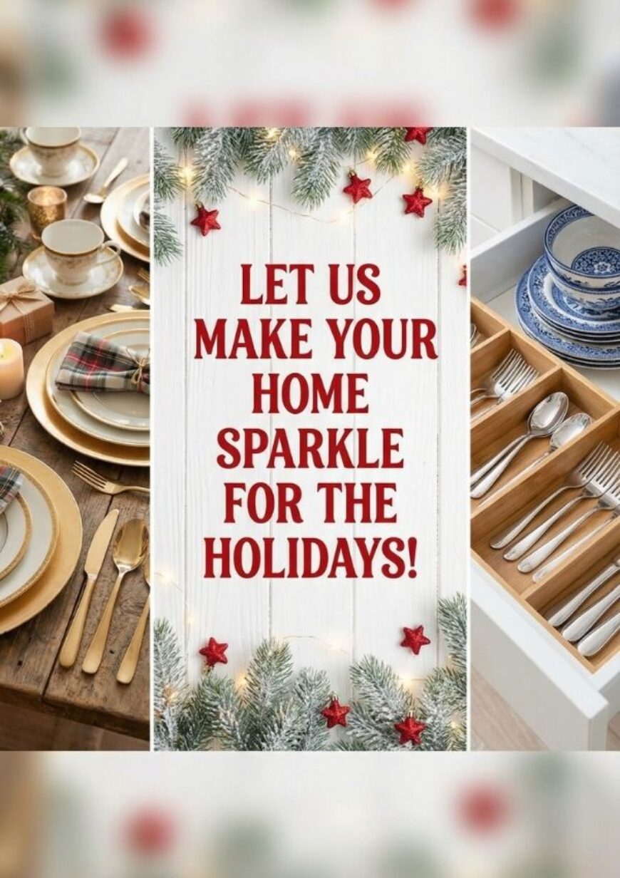 November is here! House Spouse shares tips to keep your house sparkling through the holiday season